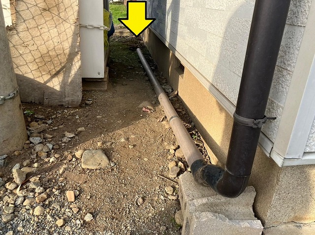 笛吹市　雨樋工事